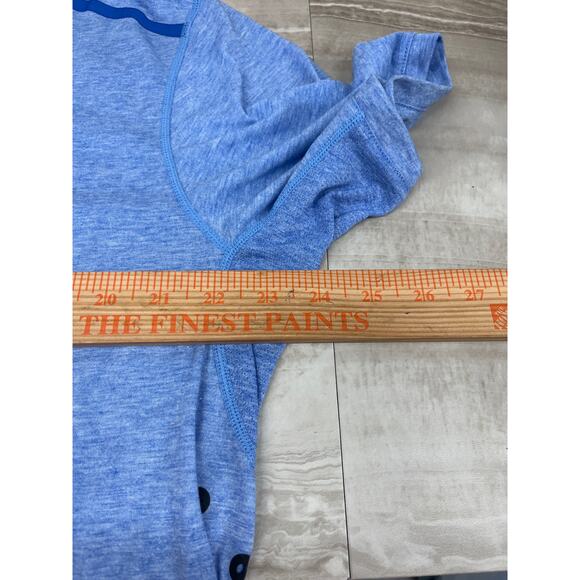 Nike Running Dri-Fit Touch Tailwind Short Sleeve Shirt Top Large Breathable - Picture 8 of 10